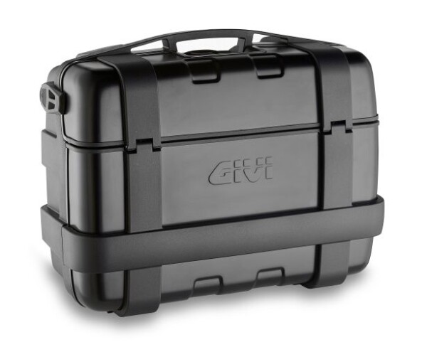 Trk33B kufr Givi Trekker černý s černým hliníkovým víkem (Monokey), objem 33 ltr.