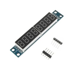 LED displej sedmi segmentový - Červený, 8 znaků MAX7219