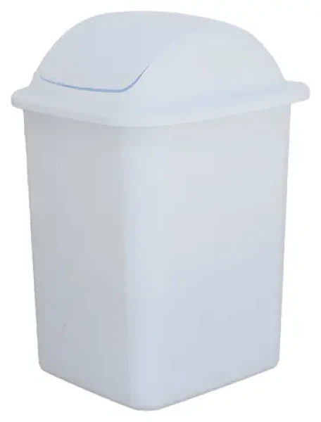 Belli e Forti FLIP výklopný odpadkový koš 18 l bílá / plast / 39 x 29 x 32 cm