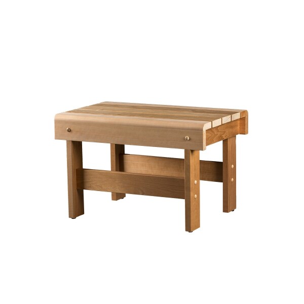 Lavice hotová - 46x70 s nohama, osika THERMOWOOD CB57TWASL