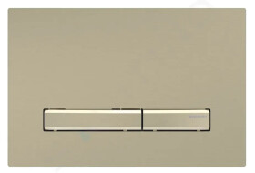 GEBERIT - Sigma50 Ovládání splachování, easy to clean, kartáčovaná mosaz 115.672.QF.2