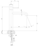 OMNIRES - Y umyvadlová baterie, 23 cm (hlavice 25 mm), nikl kartáčovaná Y1212CNI