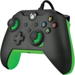 PDP Wired Controller - Neon Black zelená / Herní ovladač / drátový / USB / 2.4m / Xbox Series X/S Xbox One PC (049-012-GG)