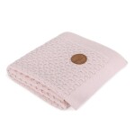 Ceba baby Pletená deka Vlny v dárkovém krabičce 90 x 90 cm - růžová