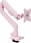 Arozzi Alzare Neo růžová / Stolní držák monitoru / VESA 75-100 mm / do 9 kg / náklon ±45° / otočení 360° (AZ-ALZARE-NEO-PNK)
