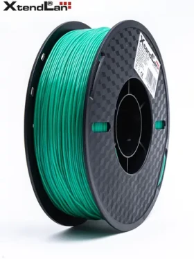 XtendLan TPU filament průhledně-zelená / struna pro 3D tiskárnu / TPU / 1.75mm / 1kg (3DF-TPU1.75-GR 1kg)
