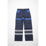 Ardon H8931 Kalhoty Cool Trend do pasu reflexní Tmavě modrá - světle modrá