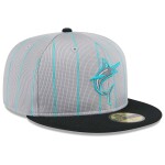 New Era Pánská kšiltovka Miami Marlins MLB Colorway 2025 Batting Practice 59FIFTY Fitted Velikost: 7 3/4