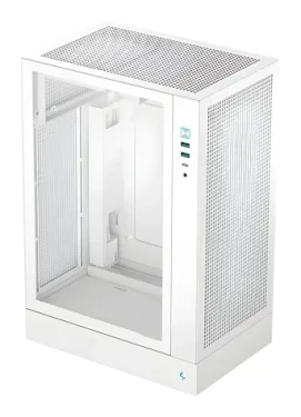 Deepcool CH170 PLUS bílá / Midi Tower / Tvrzené sklo / µATX / bez zdroje / USB-C 3.2 Gen2 (R-CH170-WHNGM0-G)
