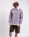 Gramicci Langdon Rugby Shirt HEATHER/PURPLE M