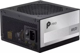 MSI PRO A850PL PCIE5 / Zdroj / 850W / ATX3.1 / 80PLUS Platinum / modulární kabeláž (306-7ZPLY11-HD8)