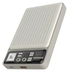 Devia Extreme Speed Series Ivory / Powerbanka / Magnetická bezdrátová / 10000 mAh / 22.5W (6938595383007)