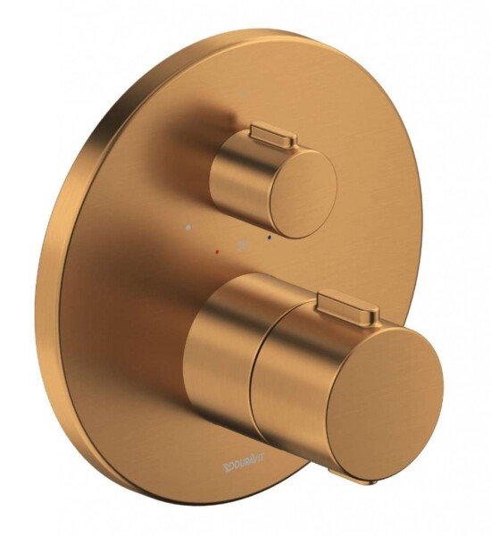 DURAVIT - Termostatická baterie pod omítku, kartáčovaný bronz TH4200016004