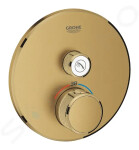 GROHE - Grohtherm SmartControl Termostatická sprchová baterie pod omítku s jedním ventilem, kartáčovaný Cool Sunrise 29118GN0