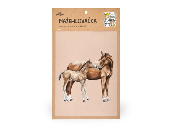Nažehlovačka M 086 - Klisna s hříbětem