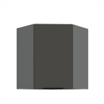 Horní rohová skříňka Aria ANT 60x60 GN-72 1F (45°) Barva korpusu: Antracit, Barva dvířek: GR - Graphite AFM