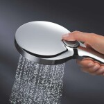 GROHE - Rainshower SmartActive Sada sprchové hlavice 130 9,5 l/min, 3 proudy, tyče 90 cm a hadice, měsíční bílá 26579LS0