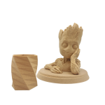WOOD filament přírodní 1,75 mm Fiberlogy 750 g