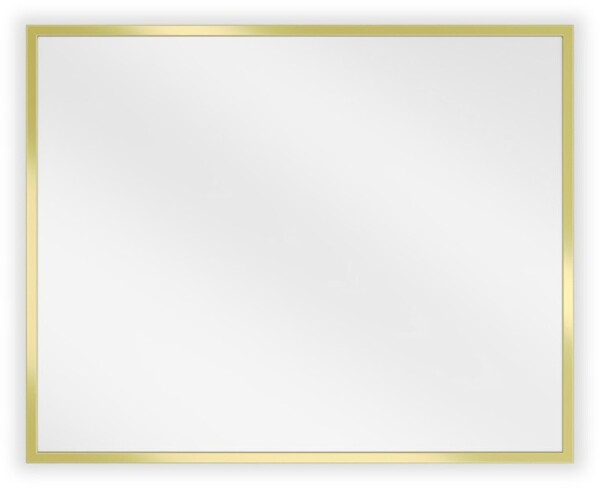 MEXEN - Loft zrcadlo 50 x 40, zlatý rám 9852-050-040-000-50