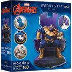 Puzzle Wood Craft Origin Thanos na trůnu 160 dílků - Trefl