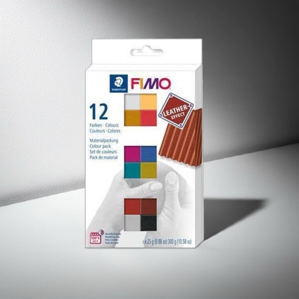 FIMO Leather Effect sada 12 barev po 25 g
