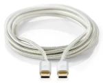 Nedis Profigold USB-C stříbrná / USB-C kabel / USB-C - USB-C / USB 2.0 / nylon / 2 m (CCTB60800AL20)