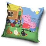 Dětský polštářek Prasátko Pepina a Tomík Na farmě