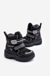 Dětské zateplené sněhule s rzepy černé Big StarMM374129 29