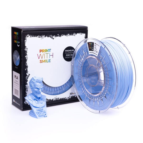 PLA filament pastel blue 1,75 mm Print With Smile 0,5kg