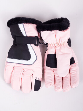 Dámské zimní lyžařské rukavice Pink 18 Yoclub