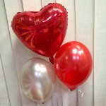 Balónek červený metalický 080 Belbal Balónek červený metalický 080 Belbal