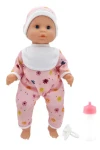 DOLLS WORLD Miminko Baby Joy růžové