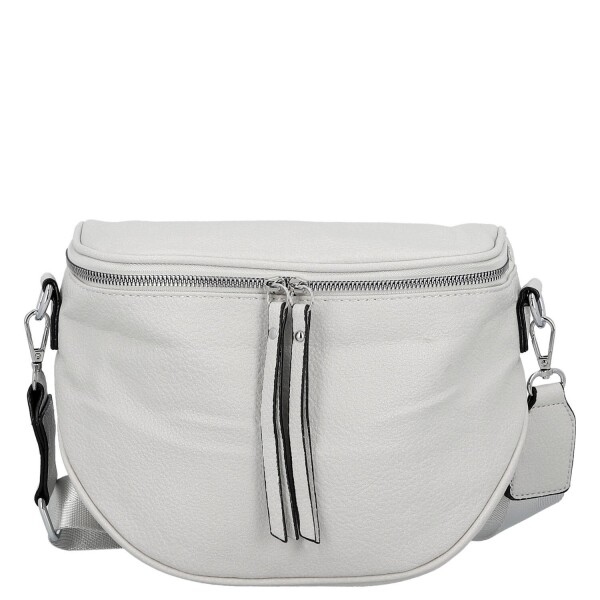 Módní dámská koženková ledvinka/crossbody Pola, šedá