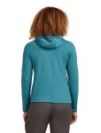 ICEBREAKER Wmns 360 Realfleece Elemental LS Zip Hood, Topaz (vzorek) velikost: S