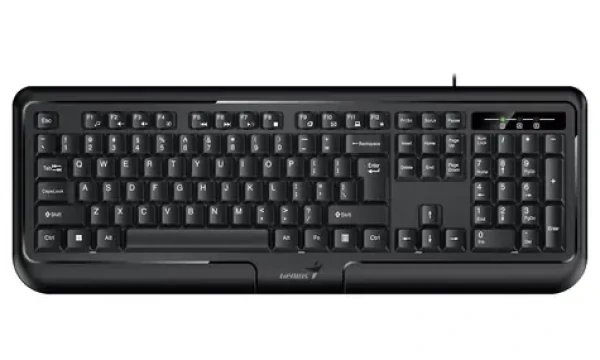 GENIUS KB-118 ver. II černá / Drátová klávesnice / PS2 / CZ+SK layout (31310051410)