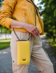 Dámská peněženka a crossbody Gritta VUCH, žlutá