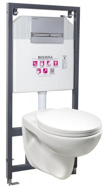 KERRA - Instalační set WC Doris/Adriatic CHR 5907548117922