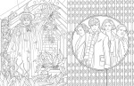 Antistresové omalovánky Harry Potter House Pride, dárkový box omalovánek Harry Potter, kolektiv