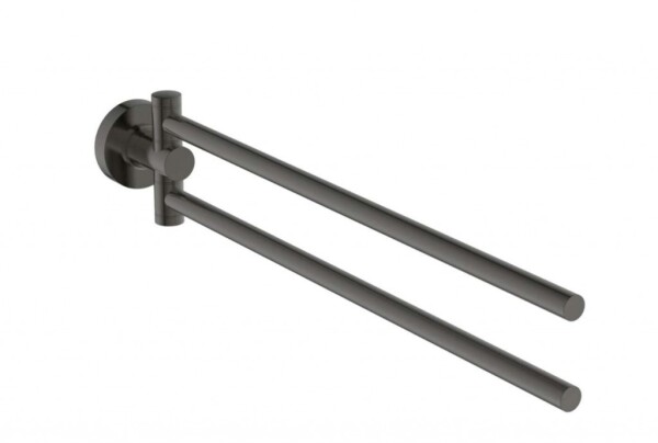 IDEAL STANDARD - IOM Držák ručníků, otočný, délka 37 cm, Magnetic Grey A9131A5