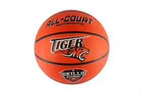Míč basketbalový nafouknutý 31cm v síťce