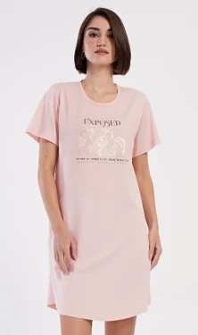 Dámské domácí šaty s krátkým rukávem Vienetta Secret Michaela
