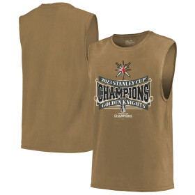Fanatics Pánské tričko Vegas Golden Knights 2023 Stanley Cup Champions Soft Hand Muscle Tank Top Velikost: S