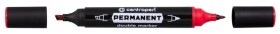 Permanentní fix Double Marker Centropen 1666 - červený