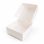 Cake star dortová krabice JOY bílá nepromastitelná 28x28x10cm