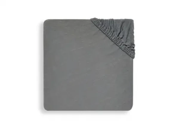 Jollein Prostěradlo napínací 40/50 x 80/90 cm Storm Grey (511-501-00094)