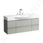 Laufen - Palace Nábytkové umyvadlo 1200x510 mm, s 1 otvorem pro baterii, bílá H8117040001041