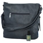 Trendy dámská koženková crossbody kabelka Argiris, modrá