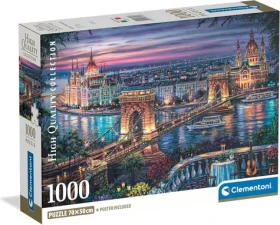CLEMENTONI Puzzle Osvětlený Dunaj