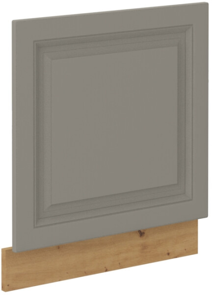 Dvířka na vestavnou myčku nádobí Stilo ZM 570x596 Barva korpusu: Dub artisan, Barva dvířek: Clay Grey