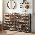 Botník, kov, černá, ABO-E1112 WT